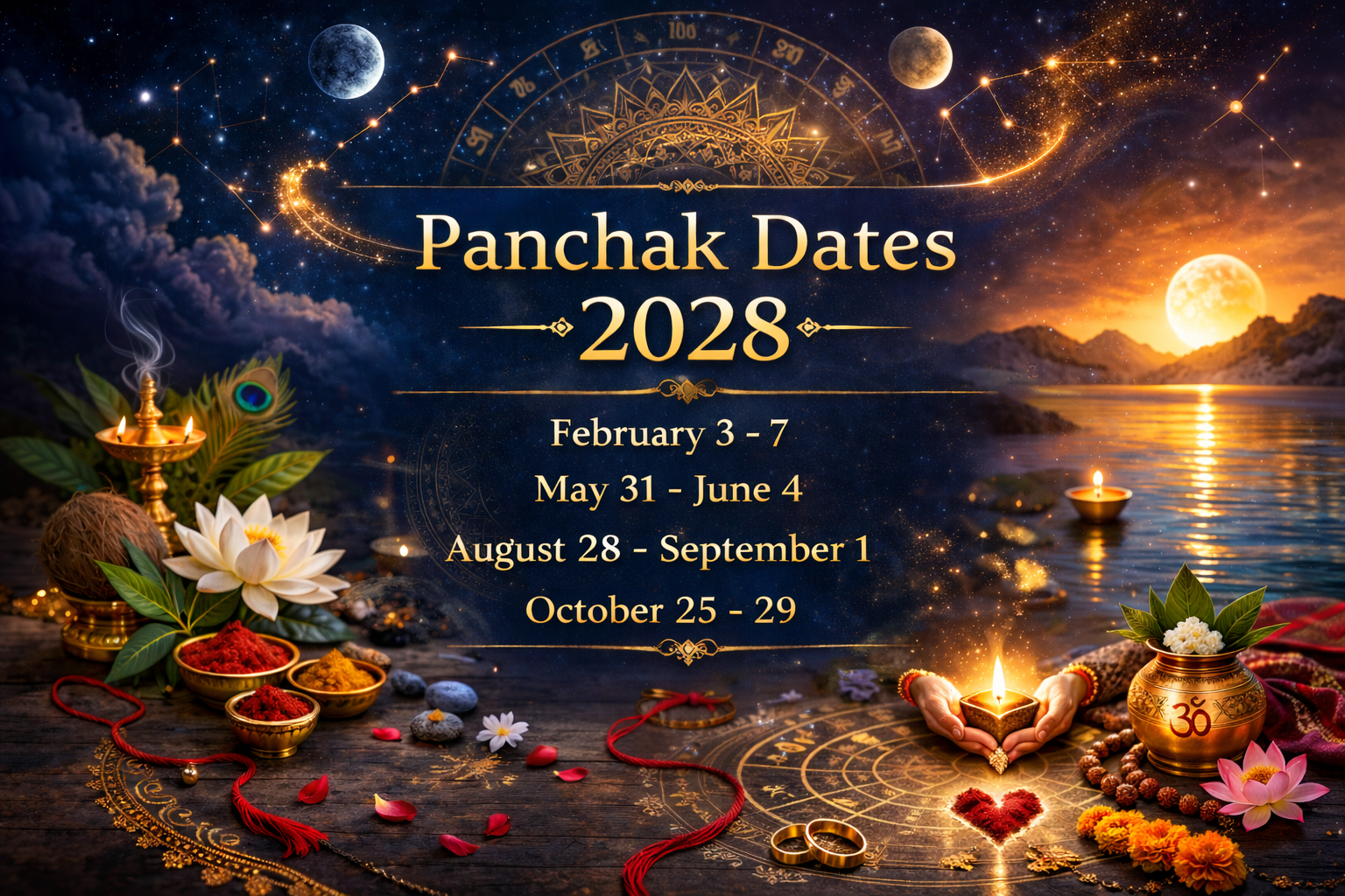 Panchak Dates 2028: Complete List, Meaning & Remedies